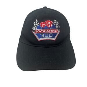 Boyd Gaming 300 NASCAR Racing Hat Mens One SIze Black Embroidered Baseball Cap